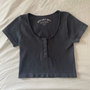 Aeropostale seriously soft seamless crop top